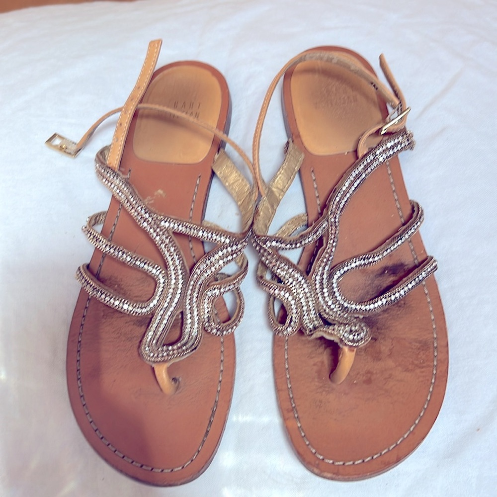 Stuart Weitzman Rhinestone Sandal Size 7